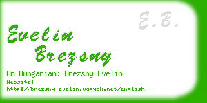 evelin brezsny business card